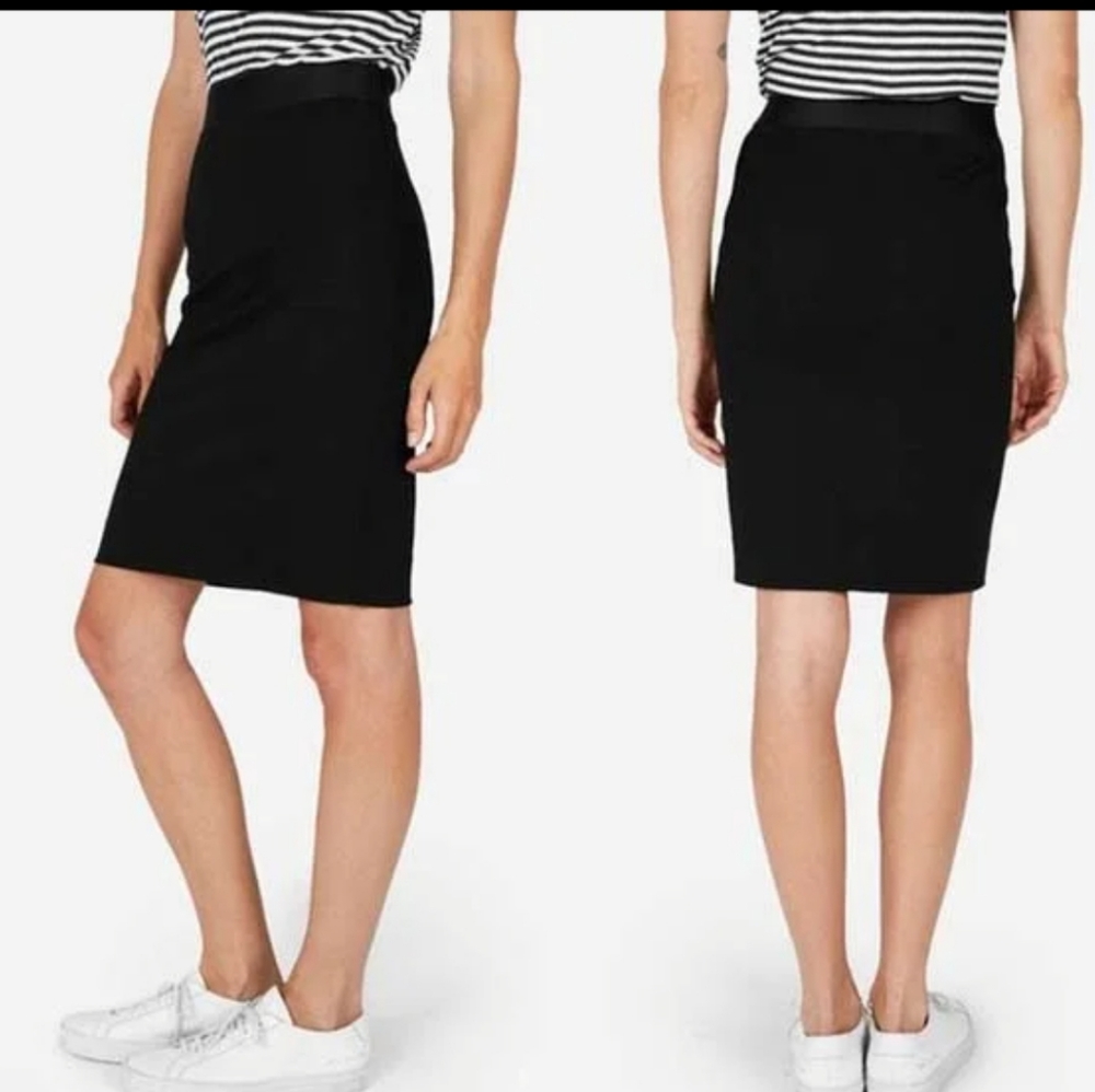 Everlane ponte pencil skirt
